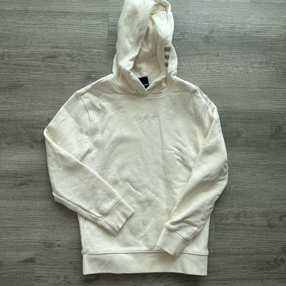 IVY PARK Adidas Cream Hoodie and Shorts Set teen girls like new - Picture 4 of 6